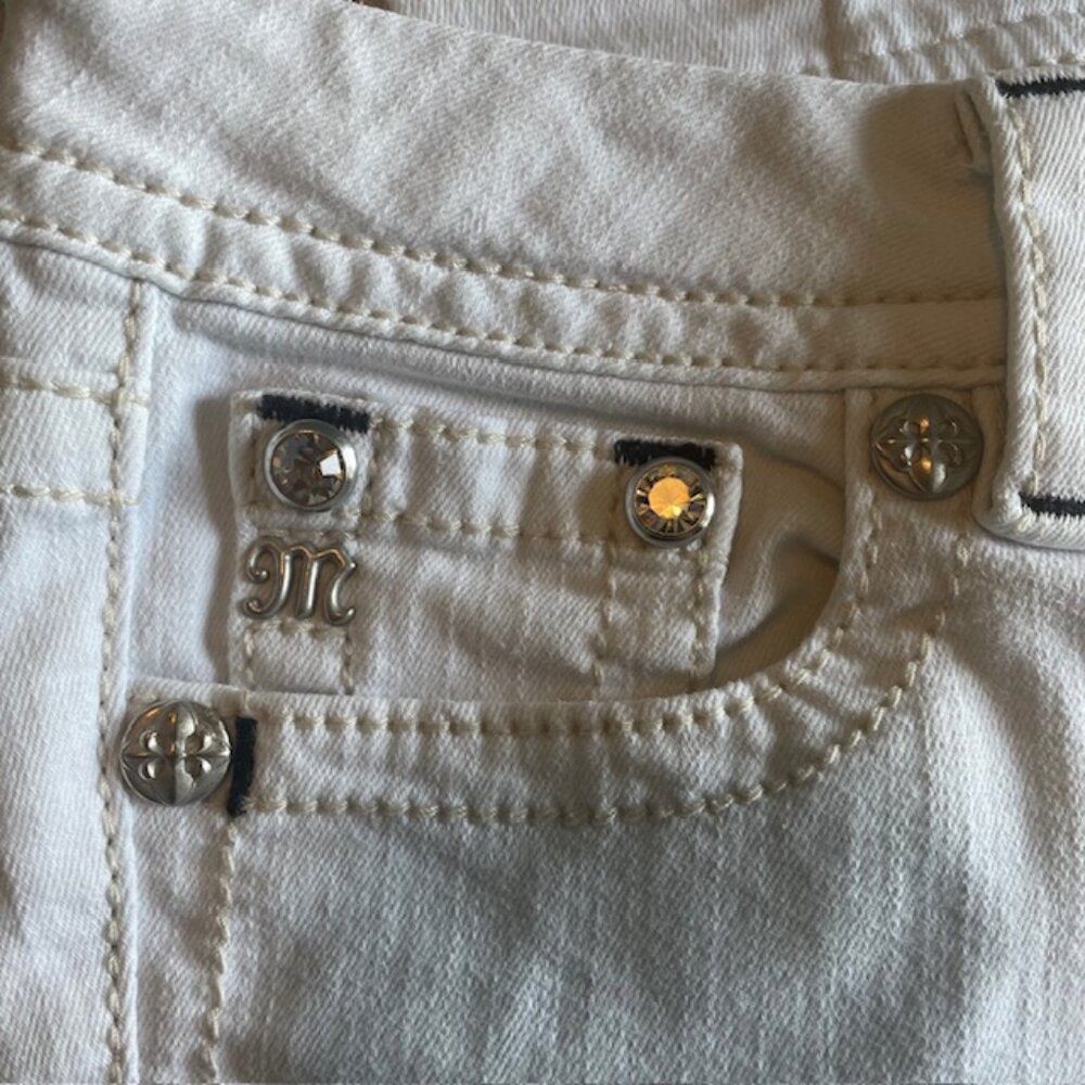 Women's MISS MEE skinny crop jean‎ pants - Picture 3 of 5